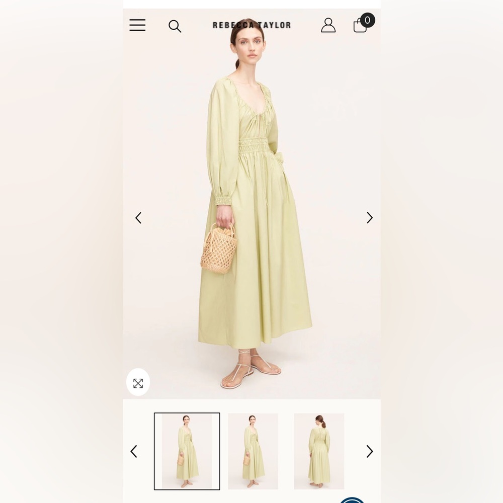 Rebecca Taylor Pistachio Dress
